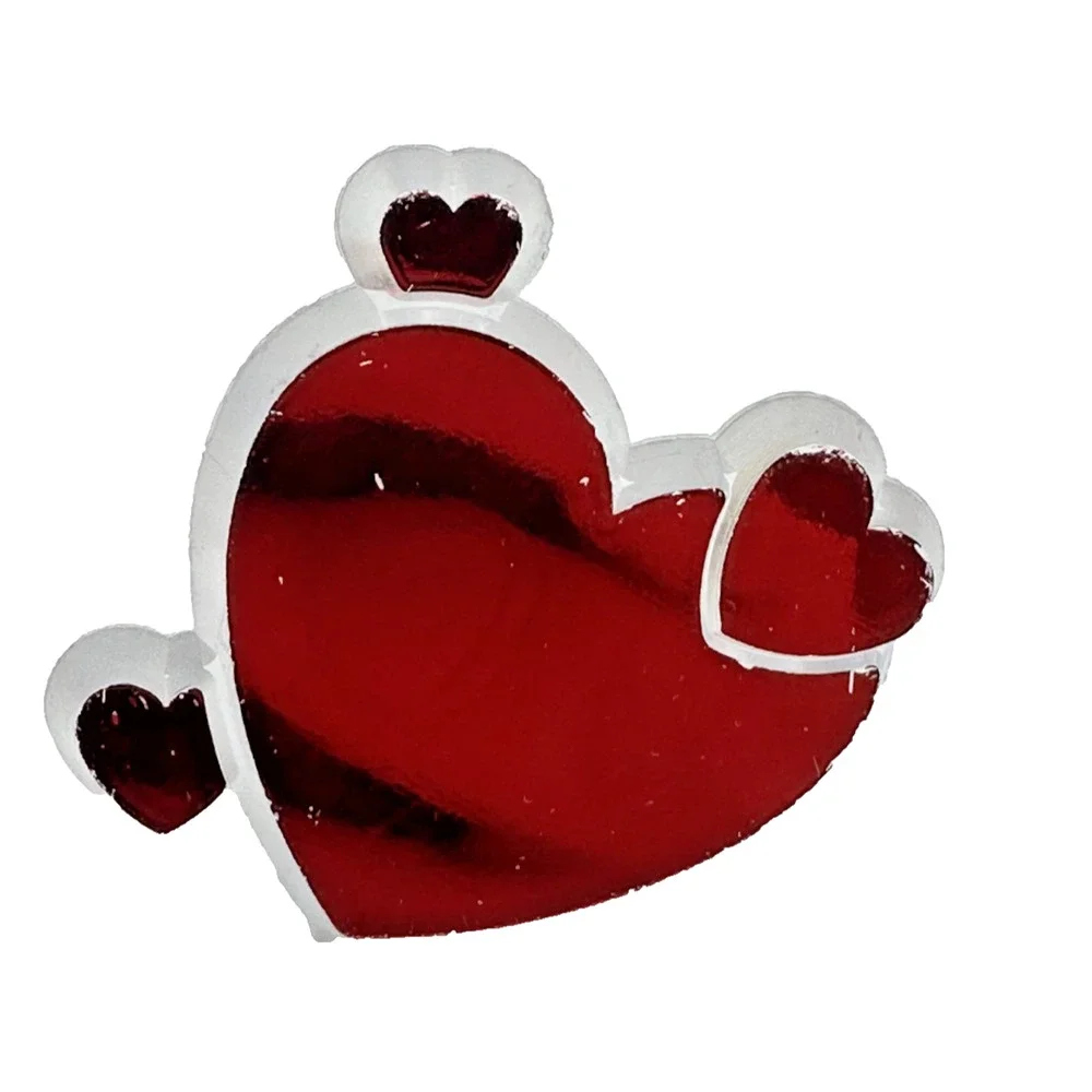 24 Pack Cupid and Hearts Cupcake Rings Valentine Party Cake Topper Favors